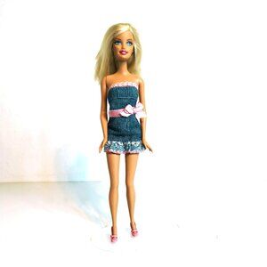 Barbie Pink Series Fashion Doll 2008 Mattel P1709 Blonde Blue Eyes